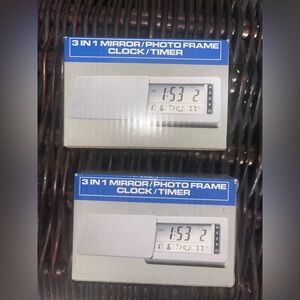 Clock/timer/mirror